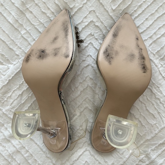 clear rhinestone heels - Picture 5 of 6